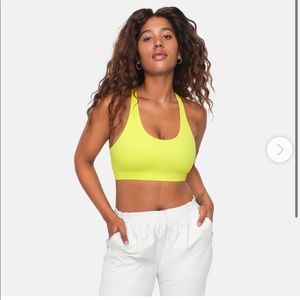 Outdoor Voices All-Time Bra Wasabi Small NWT